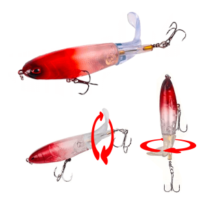 Wobler pływający z obrotową płetwą Sahido FIZZ SPLASH READ HEAD