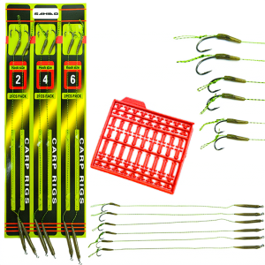 Zestaw przyponów karpiowych Sahido CARP RIG SET 2/4/6