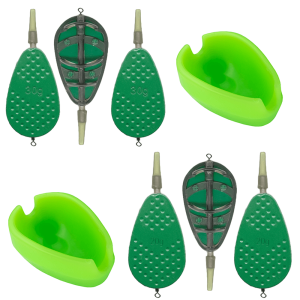 Zestaw koszy zanętowych Sahido METHOD FEEDER BAIT BASKET SET 6+2 20/30G